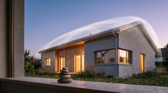 Maison protégée symbolisant l'équilibre entre une couverture d'assurance habitation complète et un budget maîtrisé